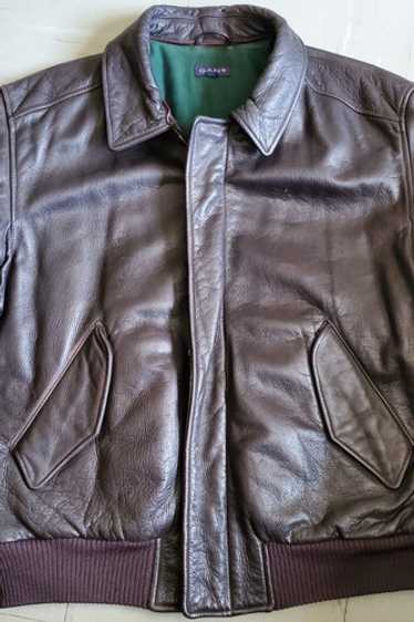 Vtg GANT The Wool Flyer Wool Leather Varsity Bomber Jacket