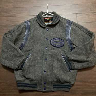Vintage 70s Green Brown Plaid Woven McGregor Jacket 42 | eBay