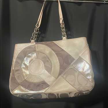 Coach tote bag patchwork - Gem
