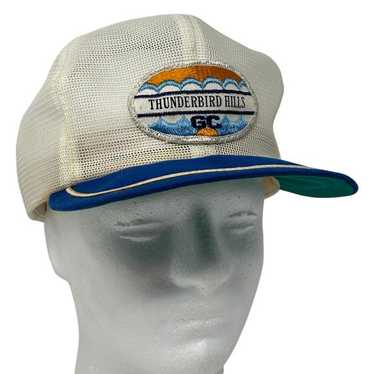 Vintage 80s Thunderbird Hills Golf Course Trucker… - image 1