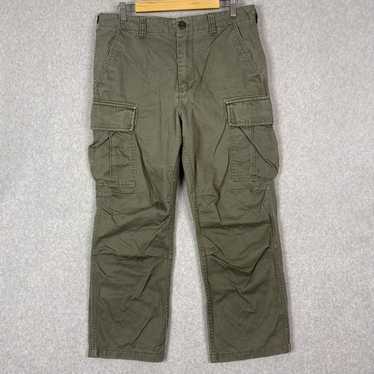 grunge fade cargo pants Olive khaki