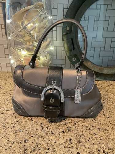 バッグ Vintage Coach Suede Mini Boston Bag Coach vintage mini boston - Gem