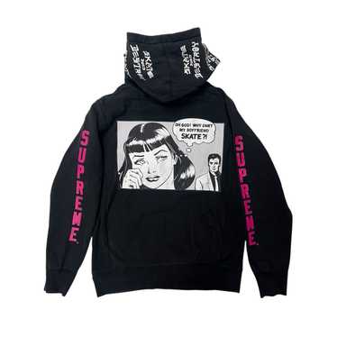 Supreme SS17 Thrasher Boyfriend Tee Black M - Gem
