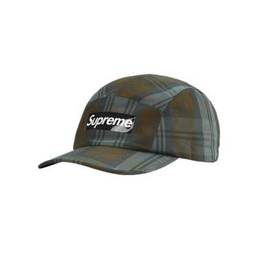Supreme plaid camp cap - Gem