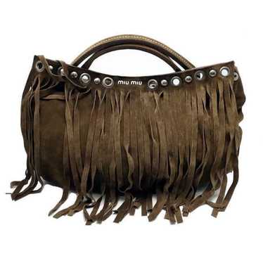 バッグ miumiu archive fringe shoulder bag suede miumiu archive fringe shoulder bag suede - メルカリ