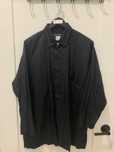 柊❗️イッセイミヤケ　シャツ ISSEY MIYAKE MEN（イッセイミヤケメン） 12AW 刺し子生地バンド
