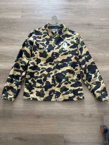 ジャケット・アウター A BATHING APE 1ST CAMO COACH JACKET M A BATHING APE® Gore-Tex Wind Stopper 1st Camo Relaxed Coach