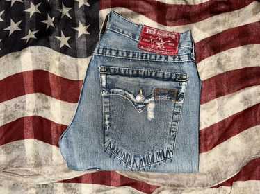USA TRUE RELIGION joey デニム ヴィンテージ ヒゲ 装飾 True religion 