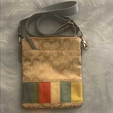 Coach signature patchwork crossbody - Gem