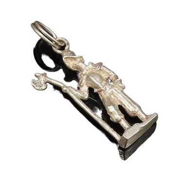 Adie & Lovekin作、1907年、バーミンガム製 銀製 置物 Vintage sterling silver knight - Gem