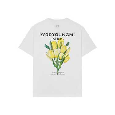 WOOYOUNGMI 25SS バック ロゴ パリス プリンティング T シャツ Wooyoungmi wooyami flower - Gem