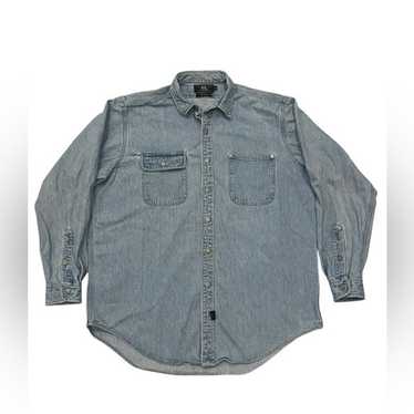 RRL RALPH LAUREN XL シャツ RRL - Patchwork Denim Shirt Double Ralph Lauren Limited