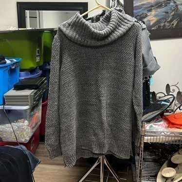 Gray Cowell Neck Extra Large Sweater