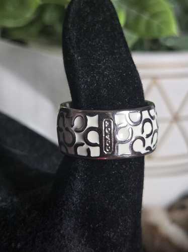 日本未入荷！【COACH】Signature Enamel Ring リング 公式】コーチアウトレット | シグネチャー エナメル リング セット