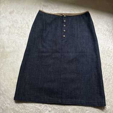 Vintage denim skirt burberry - Gem