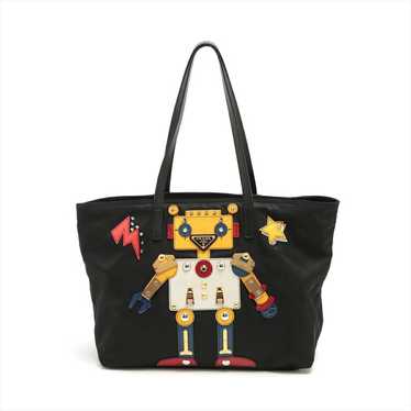 バッグ 00s prada totebag nylon khaki robot y2k Prada Robot Tote Bag Nylon Khaki Green ref.1570283 - Joli Closet