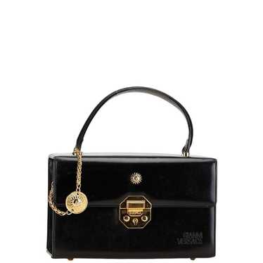 バッグ VERSACE SUNBURST LEATHER VANITY HAND BAG s-l400.jpg