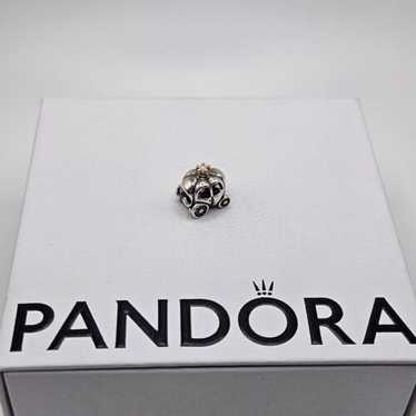 パンドラ　pandora royal carriage charm 14k Authentic Silver Pandora Royal Carriage Charm Retired