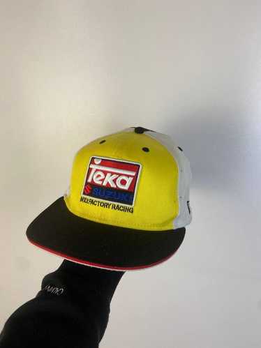 帽子 90s 00s LUCKY STRIKE SUZUKI Racing cap 当時物 デッドストック 90s LUCKY STRIKE SUZUKI キャップ