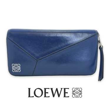 小物 LOEWE Puzzle Zip Around Grey Multi Loewe: Women's Small Puzzle Bag (Pearl Grey) | DSMNY E-SHOP