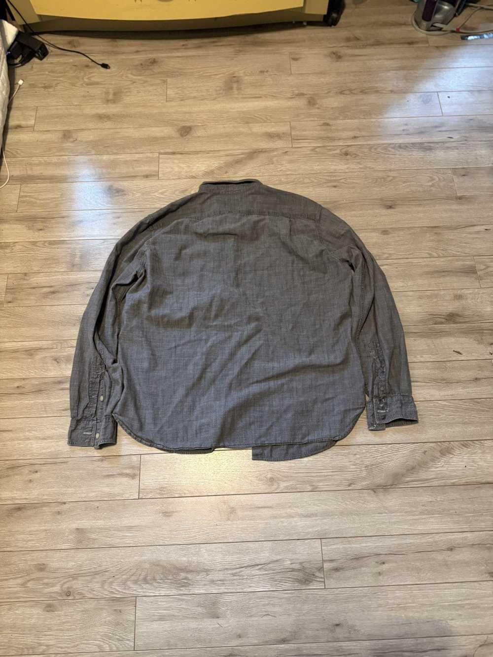 Southpole custom distressed button up - image 5