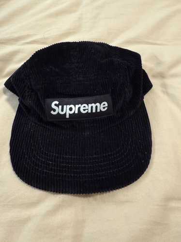 Buy Supreme Corduroy Camp Cap 'Black' - SS25H82 BLACK | GOAT CA