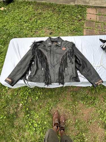 Vintage fringe leather jacket harley-davidson - Gem