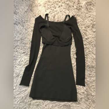 ワンピース DION LEE DRESS (A7602P22 BLACKBLACK) Dion Lee Lace Rib Cami Dress in Black | FWRD