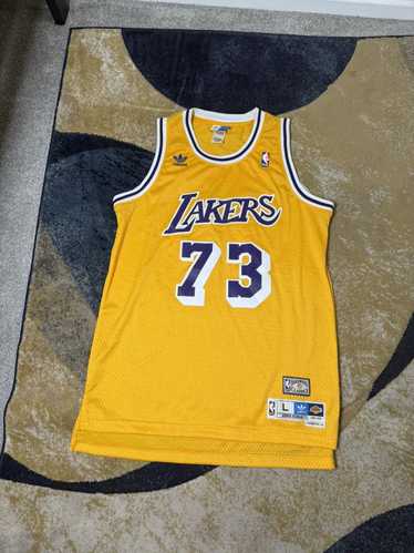 スポーツ NBA COURTCOLLECTION DENNIS RODMAN LAKERS Los Angeles Lakers #73 Dennis Rodman Basketball Jersey Men's