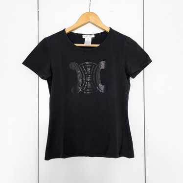 【1枚で可愛く♪】CELINE navy blue logo T-shirt 1枚で可愛く♪】CELINE navy blue logo T-shirt