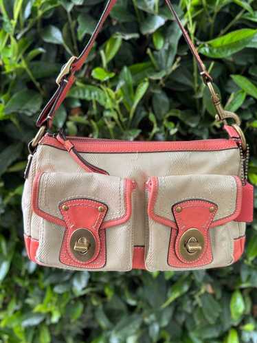 バッグ Coach Signature Legacy 65th Shoulder Bag Coach Signature Legacy 65th Anniversary Shoulder Bag Beige