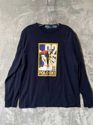 Vintage Polo Ralph Lauren Polo Ski 92' Long Sleeve Sz L VERY