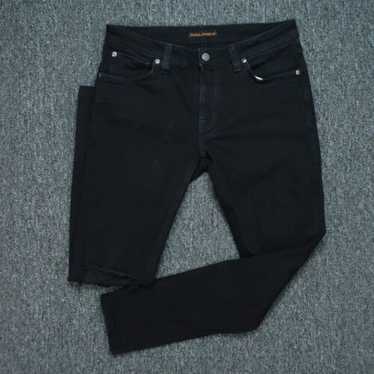 ❗️期間限定SALE❗️Nudie Jeans Skinny Lin 黒30/32 Nudie jeans - Skinny Lin jeans - Worn black – boutiquetozzi