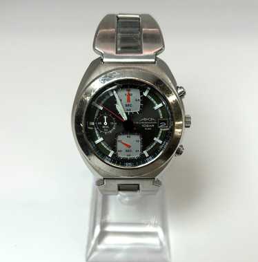 SEIKO ALBA AKA V657-6060 90年代ヴィンテージ SEIKO ALBA AKA Bullhead V657-6060 Quartz Chronograph Brown