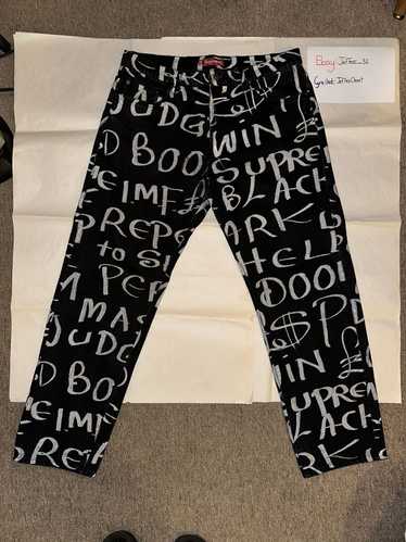 パンツ Supreme Black Ark Regular Jean Supreme Black Ark Regular Jean (FW20) - $168
