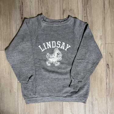 Vintage flock print sweatshirt - Gem