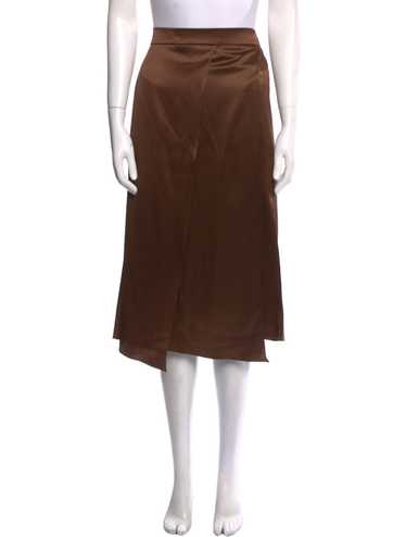 スカート BRUNELLO CUCINELLI DARK BROWN SILK SKIRT Brunello Cucinelli Metallic Brown Silk Skirt 40 | eBay