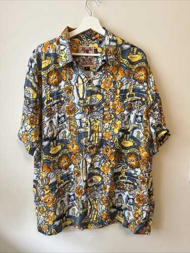 レア　Mambo LOUD SHIRTS アロハ 柄シャツ Vintage Mambo Loud Australian Beer Tree Rare Hawaiian Shirt