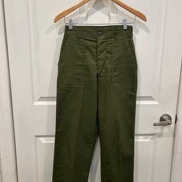 80s OG-507 TROUSERS ミリタリーパンツ W38 80s USA製 米軍 ベイカーパンツ | 実寸W31 緑系 OG-507 TROUSERS