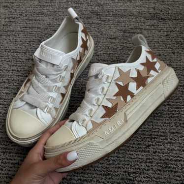 スニーカー AMIRI FW25 STARS COURT LOW (AWFOSR1118 BLACK WHIT) AMIRI Stars Court low-top sneakers for Women - White in UAE
