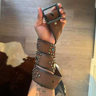 Rrl studded belt - Gem