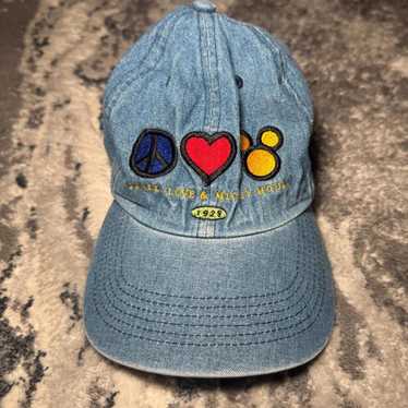 00s Disney mickey peace love バケットハット Disney - 【新品】ディズニー 40周年 バケットハット バケハ