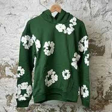 Green denim tear - Gem