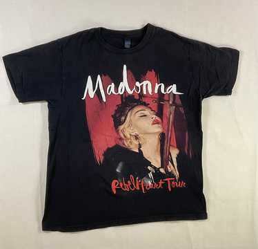 Madonna Rebel Heart Concert Tour T Shirt 2015-2016 Black 2XL