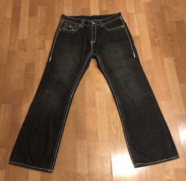 TRUE RELIGION JOEY SUPER T 極太スティッチ W23 TRUE RELIGION JOEY SUPER T デニムパンツ 極太ステッチ - メルカリ