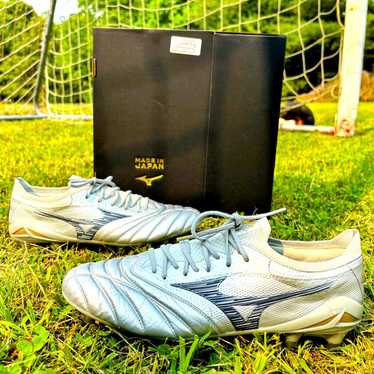 ミズノモレリア Neo 4ホワイト/グリーンミックスソール MORELIA NEO 4 | MIZUNO（ミズノ） | サッカーショップKAMO