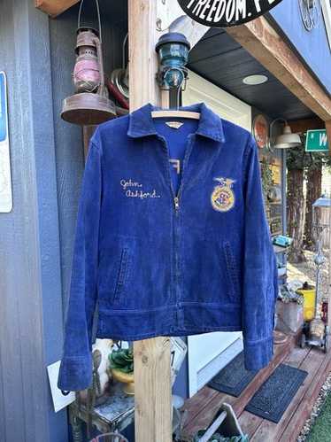 50s FFA jacket コーデュロイ ジャケット FFA会長】President 50s LOUISIANA FFA Jacket 40相当 棒TALON | ib2