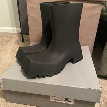 Balenciaga trooper rubber boots - Gem