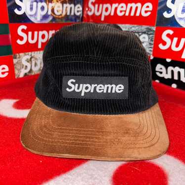 Supreme Suede Camp Cap (SS23) - $68