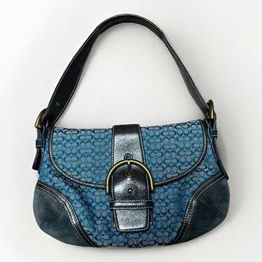 バッグ 1923 Coach Soho Hobo Shoulder Blue 1923 Coach Soho Hobo Shoulder Blue